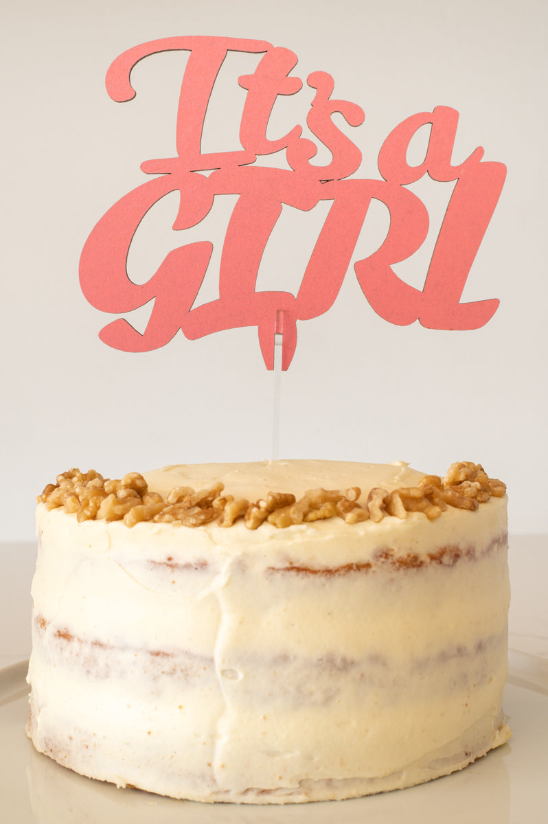 "It's a Girl" Cake Topper